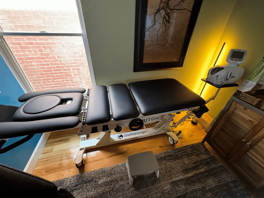 Triton DTS 6M table at Denver's best orthospinology chiropractor